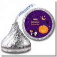 Jack O Lantern - Hershey Kiss Halloween Sticker Labels thumbnail