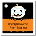 Jack O Lantern Mummy - Personalized Halloween Card Stock Favor Tags thumbnail