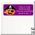 Jack O Lantern Pirate - Halloween Return Address Labels thumbnail