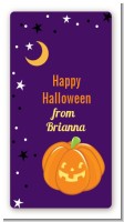 Jack O Lantern - Custom Rectangle Halloween Sticker/Labels