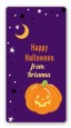 Jack O Lantern - Custom Rectangle Halloween Sticker/Labels thumbnail