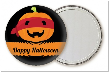 Jack O Lantern Superhero - Personalized Halloween Pocket Mirror Favors