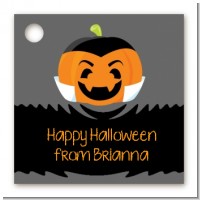 Jack O Lantern Vampire - Personalized Halloween Card Stock Favor Tags