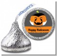 Jack O Lantern Vampire - Hershey Kiss Halloween Sticker Labels thumbnail