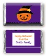 Jack O Lantern Witch - Personalized Halloween Mini Candy Bar Wrappers thumbnail