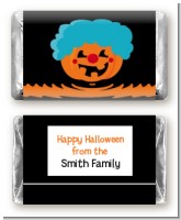 Jack O Lantern Clown - Personalized Halloween Mini Candy Bar Wrappers