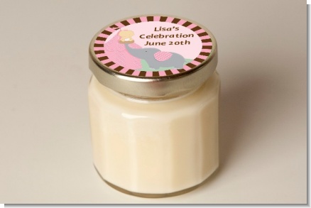 Our Little Peanut Girl - Baby Shower Personalized Candle Jar