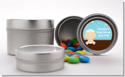 Jewish Baby Boy - Custom Baby Shower Favor Tins