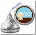 Jewish Baby Boy - Hershey Kiss Baby Shower Sticker Labels thumbnail