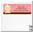 Jewish Baby Girl - Baby Shower Return Address Labels thumbnail