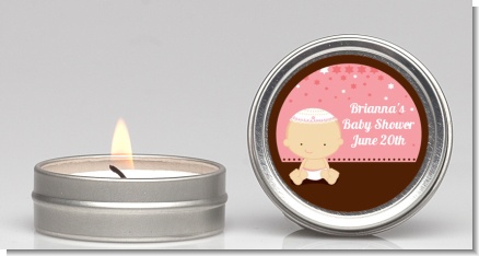 Jewish Baby Girl - Baby Shower Candle Favors
