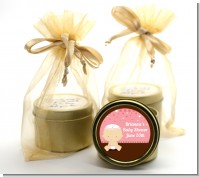 Jewish Baby Girl - Baby Shower Gold Tin Candle Favors