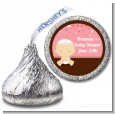 Jewish Baby Girl - Hershey Kiss Baby Shower Sticker Labels thumbnail