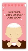 Jewish Baby Girl - Custom Rectangle Baby Shower Sticker/Labels