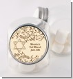 Jewish Star of David Brown & Beige - Personalized Bar / Bat Mitzvah Candy Jar thumbnail