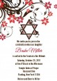 Jewish Star Of David Floral Blossom - Bar / Bat Mitzvah Invitations thumbnail
