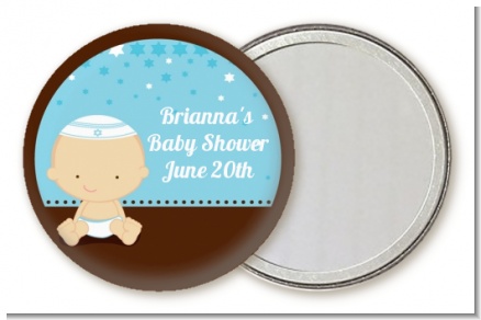 Jewish Baby Boy - Personalized Baby Shower Pocket Mirror Favors