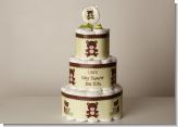 Three Tier Baby Shower Diaper Cake