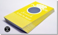 Engagement Ring Yellow - Bridal Shower Scratch Off Tickets
