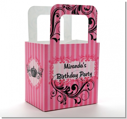 Juicy Couture Inspired - Personalized Birthday Party Favor Boxes