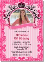 Juicy Couture Inspired - Birthday Party Invitations