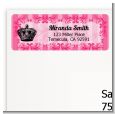Juicy Couture Inspired - Birthday Party Return Address Labels thumbnail
