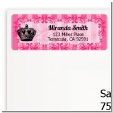 Juicy Couture Inspired - Birthday Party Return Address Labels