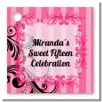 Juicy Couture Inspired - Personalized Birthday Party Card Stock Favor Tags thumbnail