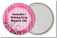 Juicy Couture Inspired - Personalized Birthday Party Pocket Mirror Favors