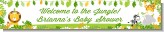 Jungle Party - Personalized Baby Shower Banners