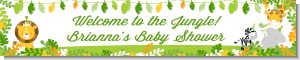 Jungle Party - Personalized Baby Shower Banners