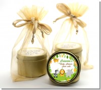 Jungle Party - Baby Shower Gold Tin Candle Favors