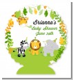 Jungle Party - Personalized Baby Shower Centerpiece Stand thumbnail