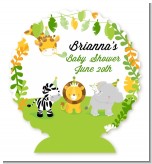 Jungle Party - Personalized Baby Shower Centerpiece Stand