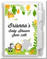 Jungle Party - Baby Shower Personalized Notebook Favor