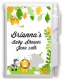 Jungle Party - Baby Shower Personalized Notebook Favor thumbnail