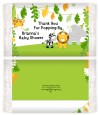 Jungle Party - Personalized Popcorn Wrapper Baby Shower Favors thumbnail