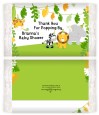 Jungle Party - Personalized Popcorn Wrapper Baby Shower Favors thumbnail