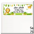 Jungle Party - Baby Shower Return Address Labels thumbnail