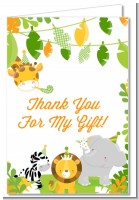 Jungle Party - Baby Shower Thank You Cards