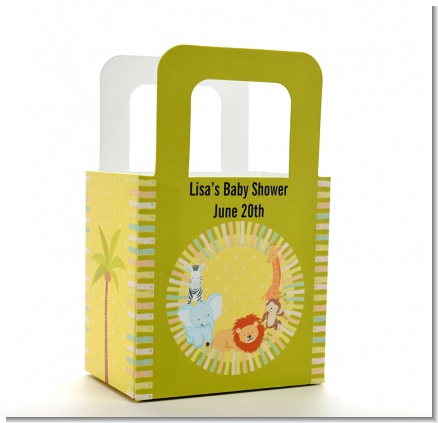 Jungle Safari Party - Personalized Baby Shower Favor Boxes