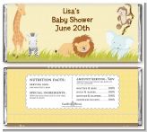 Jungle Safari Party - Personalized Baby Shower Candy Bar Wrappers