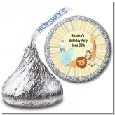 Jungle Safari Party - Hershey Kiss Baby Shower Sticker Labels