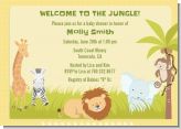 Jungle Safari Party - Baby Shower Invitations