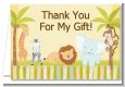 Jungle Safari Party - Baby Shower Thank You Cards thumbnail