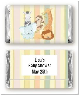 Jungle Safari Party - Personalized Baby Shower Mini Candy Bar Wrappers
