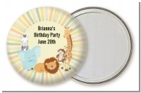 Jungle Safari Party - Personalized Birthday Party Pocket Mirror Favors