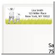 Zebra - Baby Shower Return Address Labels thumbnail