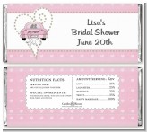 Just Married - Personalized Bridal Shower Candy Bar Wrappers