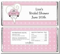 Just Married - Personalized Bridal Shower Candy Bar Wrappers